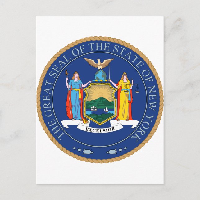 Postal Nueva York, Estados Unidos (Anverso)