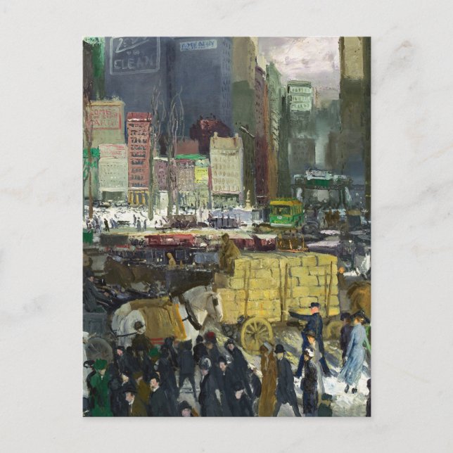 Postal Nueva York - George Bellows (Anverso)
