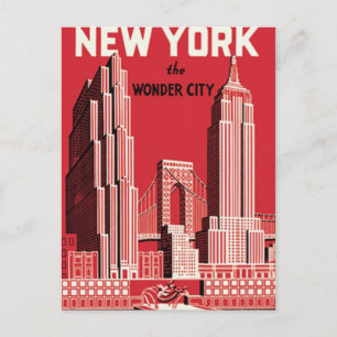 Postal Nueva York La maravillosa ciudad