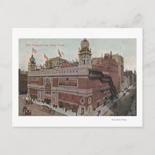 Postal Nueva York, Nueva York - El hipódromo