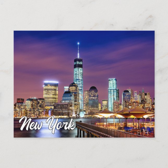 Postal Nueva York, Nueva York, Estados Unidos (Anverso)