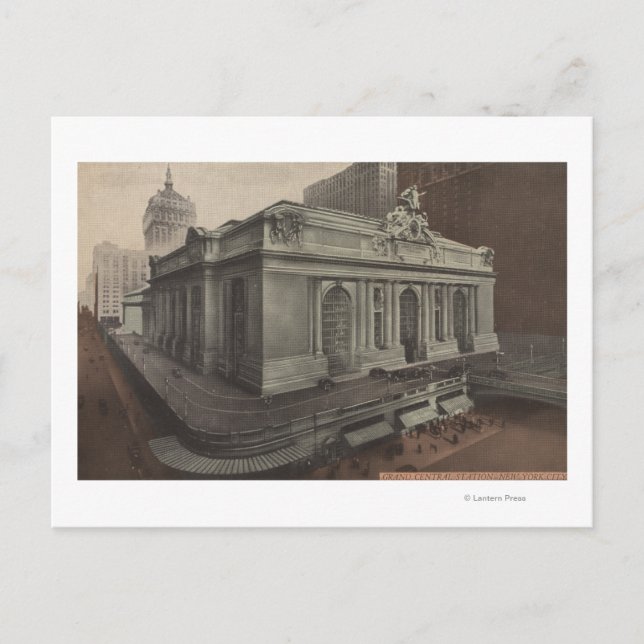 Postal Nueva York, Nueva York - Grand Central Station Vie (Anverso)