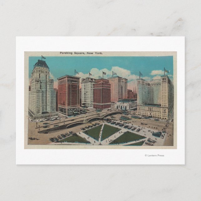 Postal Nueva York, NY - cuadrado de fallecimiento (Anverso)