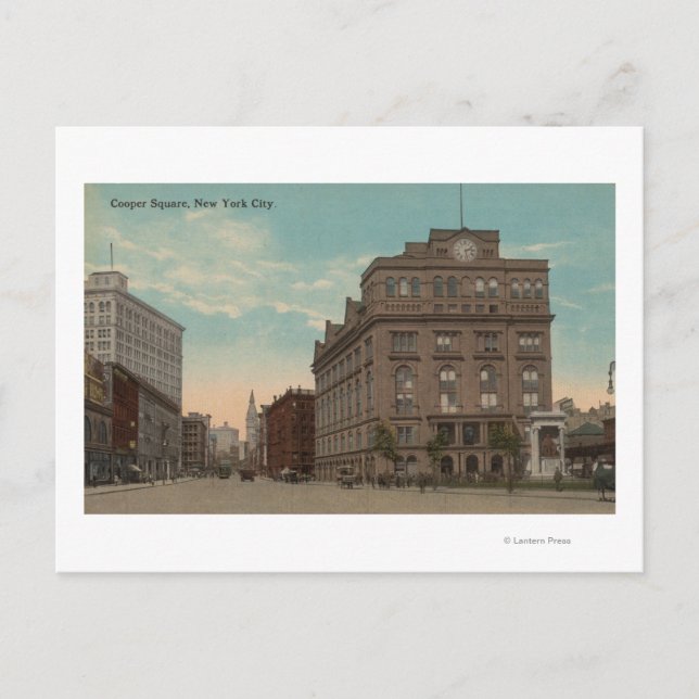 Postal Nueva York, NYCooper Square ViewNew York, NY (Anverso)