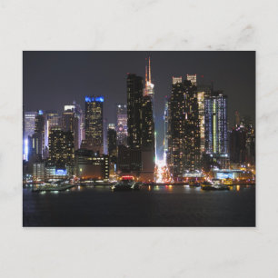 Postal Nueva York por Poster nocturno
