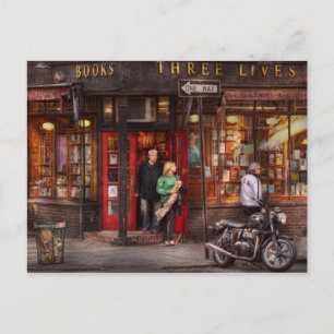 Postal Nueva York - tienda - Greenwich Village - tres