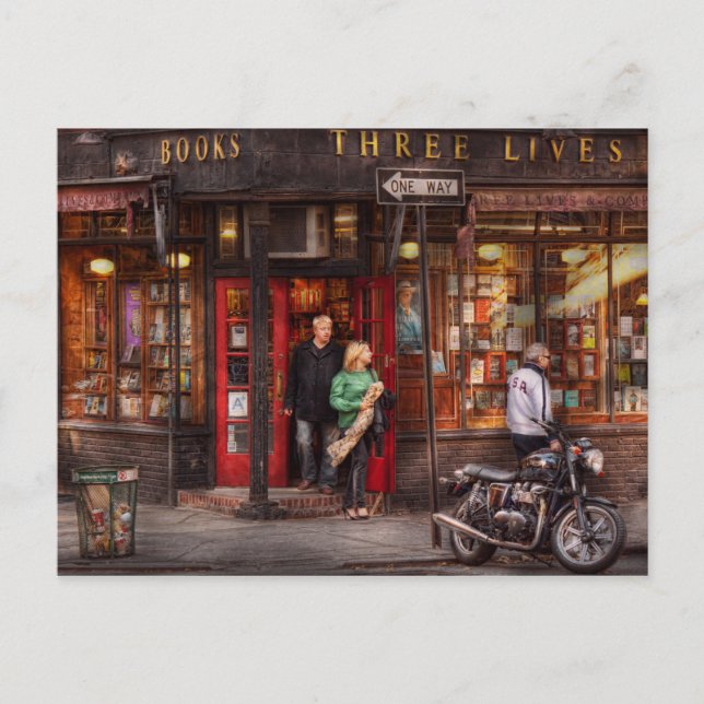 Postal Nueva York - tienda - Greenwich Village - tres (Anverso)