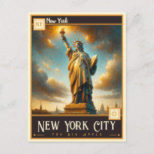 Postal Nueva York Vintage