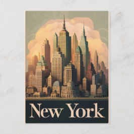 Postal nueva york vintage