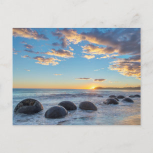 Postal Nueva Zelanda, Isla Sur, Cañones de Moeraki