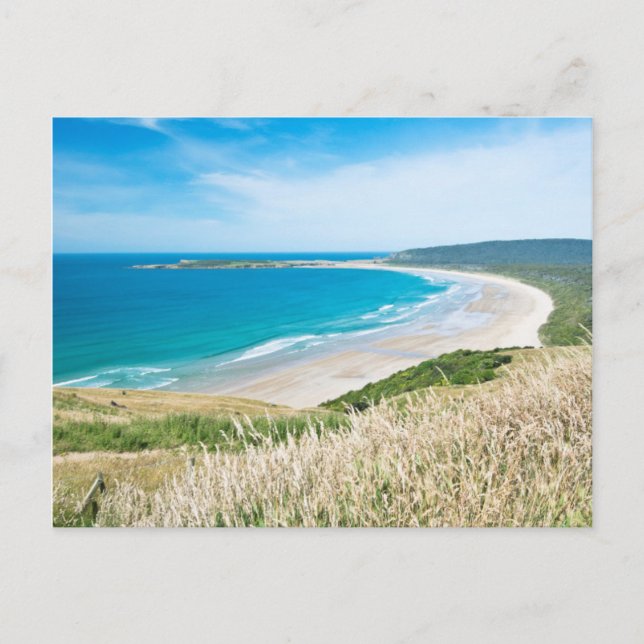 Postal Nueva Zelanda, Isla Sur, Catlins, Bahía Tautuku (Anverso)