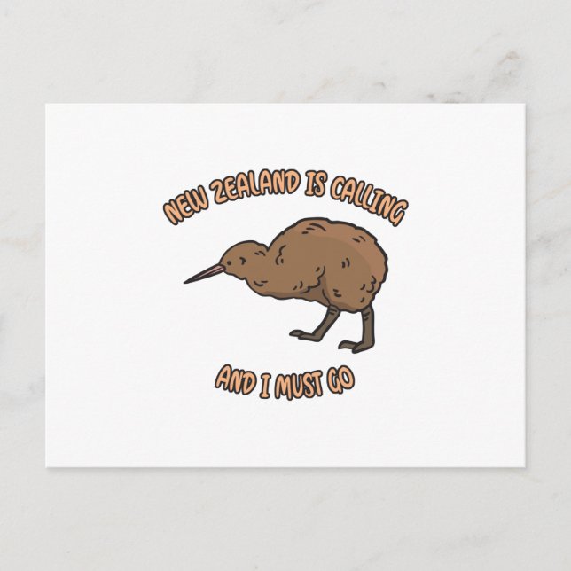 Postal Nueva Zelanda llama (Anverso)