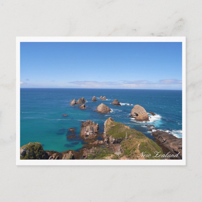 Postal Nueva Zelanda, Nugget Point Rock Circle, vacacione (Anverso)