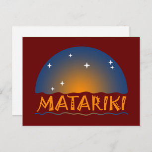 Postal Nueva Zelanda Siete Hermanas Maori MATARIKI 1b