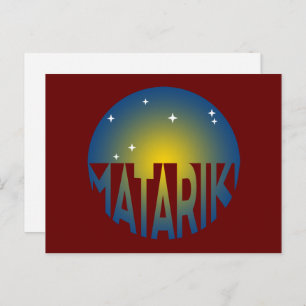 Postal Nueva Zelanda Siete Hermanas Maori MATARIKI 2a