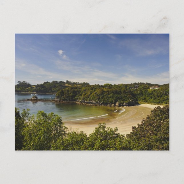 Postal Nueva Zelanda, Southland, Isla Stewart, Halfmoon (Anverso)