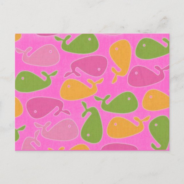 Postal nuevas ballenas canarias (Anverso)