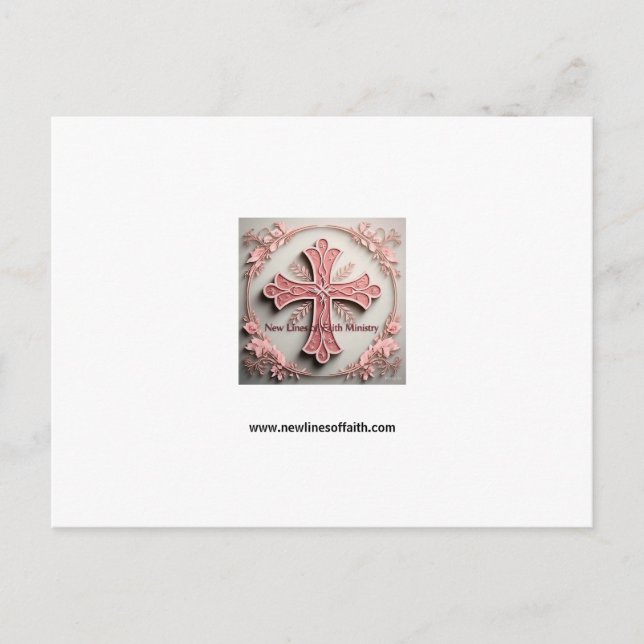 Postal Nuevas líneas de fe 2025 (Anverso)