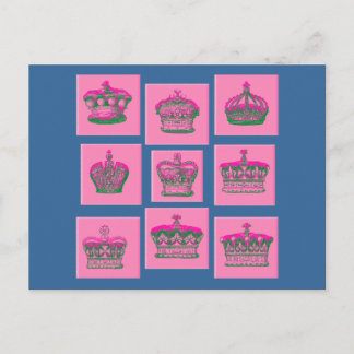 Postal Nueve camisetas y regalos reales de la Corona