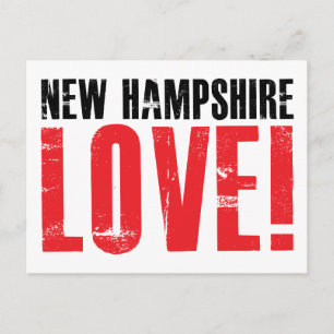 Postal Nuevo amor de Hampshire