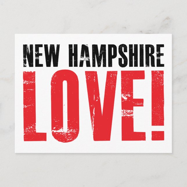 Postal Nuevo amor de Hampshire (Anverso)