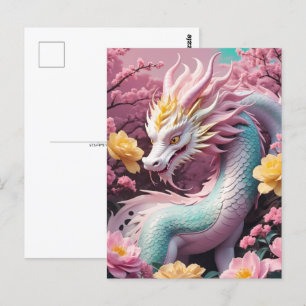 Postal Nuevo Año Lunar Chino de Dragón, Posttravesía