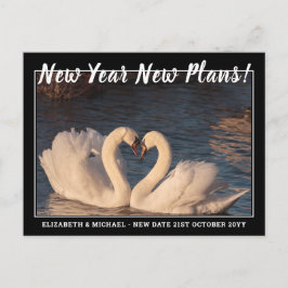 Postal Nuevo año Nuevo plan Fecha de cambio presupuesto B