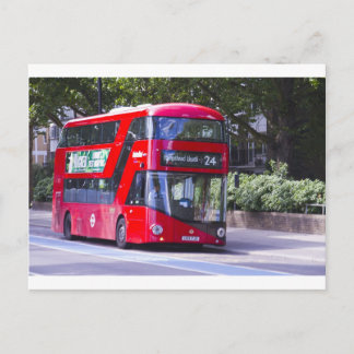 Postal Nuevo autobús del rojo de Londres