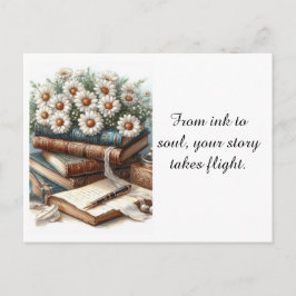 Postal Nuevo Autor Felicitaciones Vintage Books