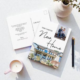 Postal Nuevo Capítulo Nueva Casa Familia Foto Personaliza