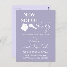 Postal Nuevo Conjunto De Claves Modernas Fiesta De Calent