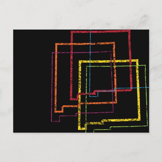 Postal nuevo desenfoque del orgullo de méxico (Anverso)