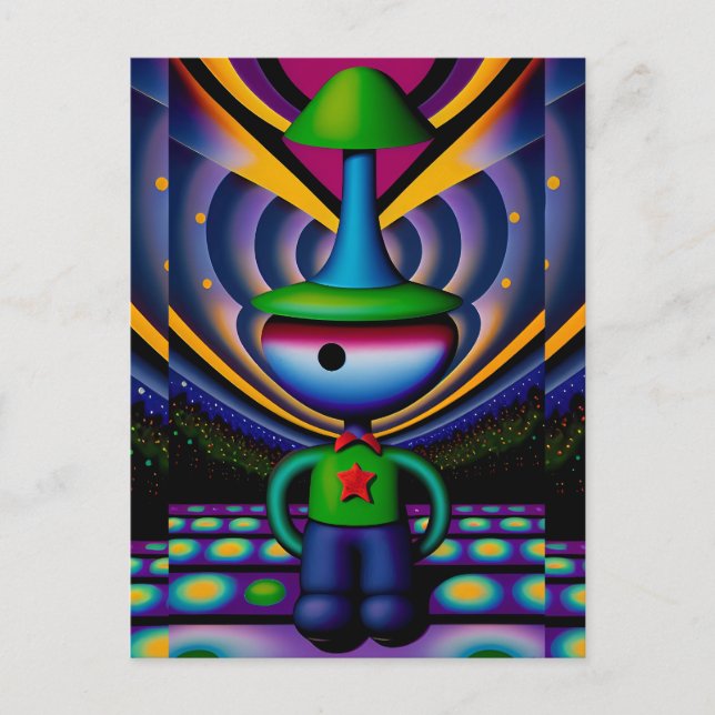 Postal Nuevo diputado de la imaginación - Ken Gage Art (Anverso)