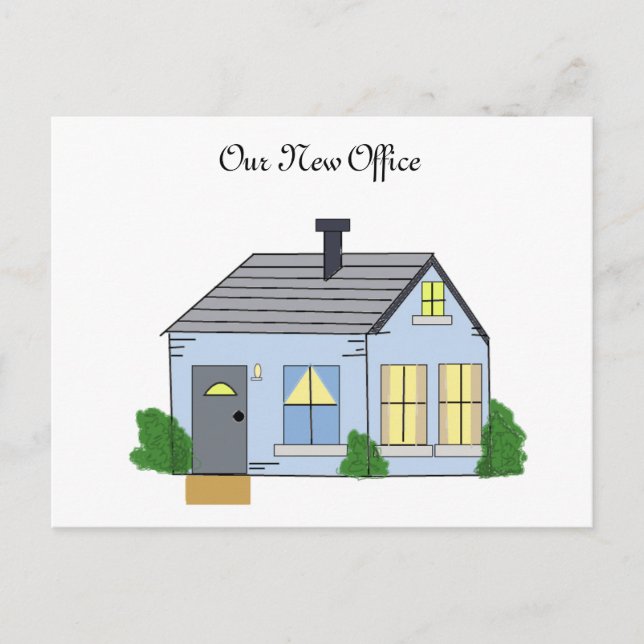 Postal Nuevo edificio de Office (Anverso)