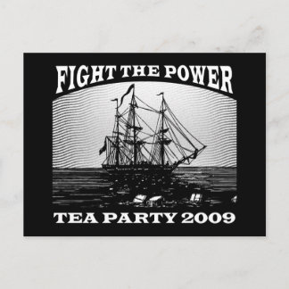 Postal Nuevo Fiesta de té estadounidense 2009