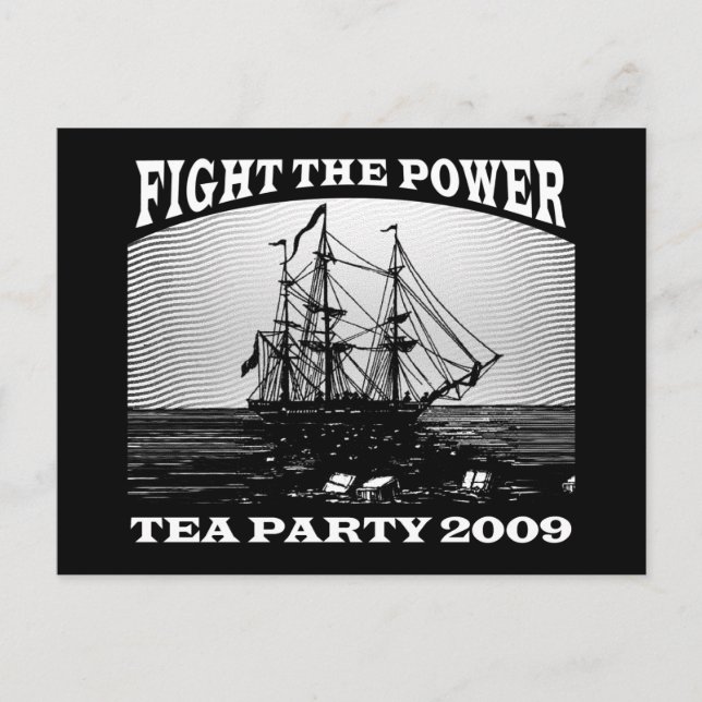 Postal Nuevo Fiesta de té estadounidense 2009 (Anverso)