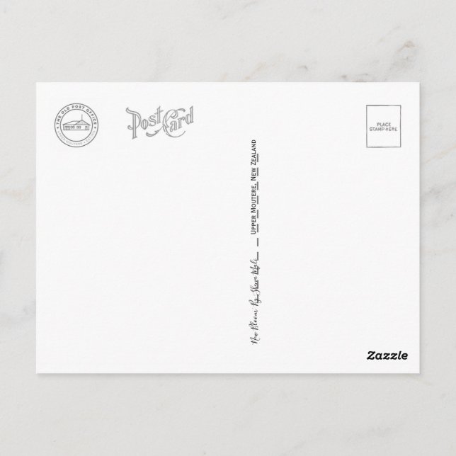 Postal Nuevo florecimiento (Reverso)