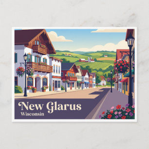 Postal Nuevo Glarus Wisconsin