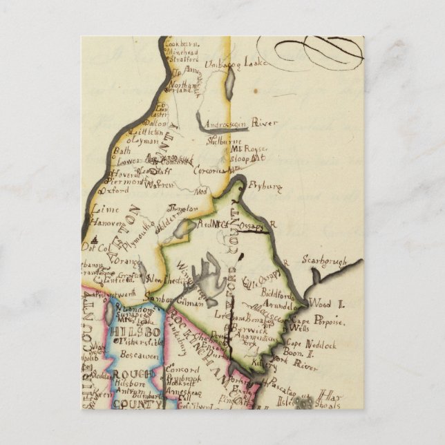 Postal Nuevo Hampshire 3 (Anverso)