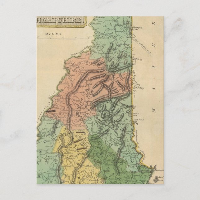 Postal Nuevo Hampshire 8 (Anverso)