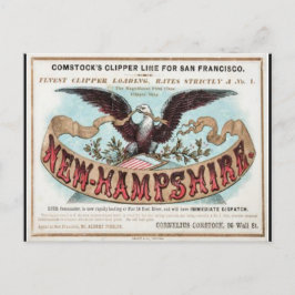 Postal Nuevo Hampshire Clipper Sailing