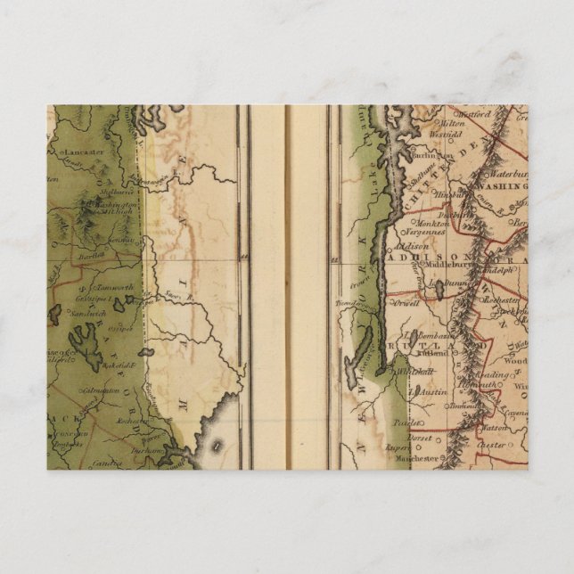 Postal Nuevo Hampshire, Vermont 3 (Anverso)