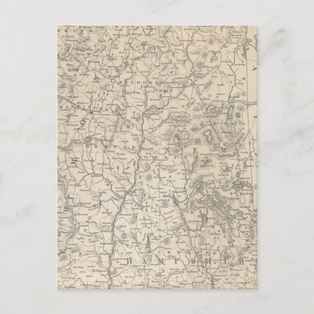 Postal Nuevo Hampshire y Vermont (Anverso)