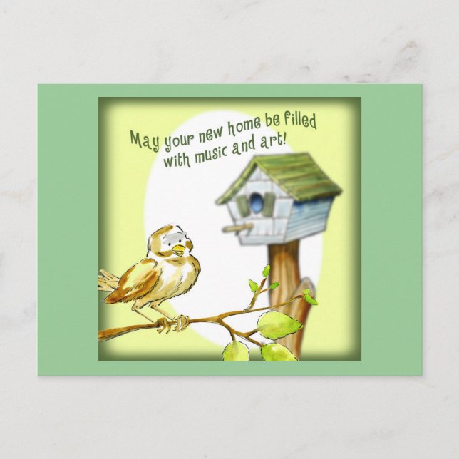 Postal Nuevo hogar (Anverso)