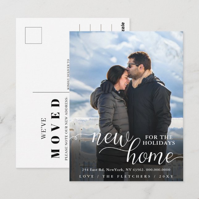 Postal Nuevo hogar de escritura moderna para el movimient (Anverso / Reverso)