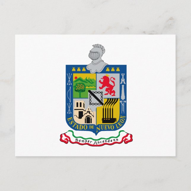 Postal Nuevo León, México (Anverso)