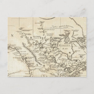 Postal Nuevo mapa de América del Norte