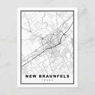 Postal Nuevo mapa de Braunfels
