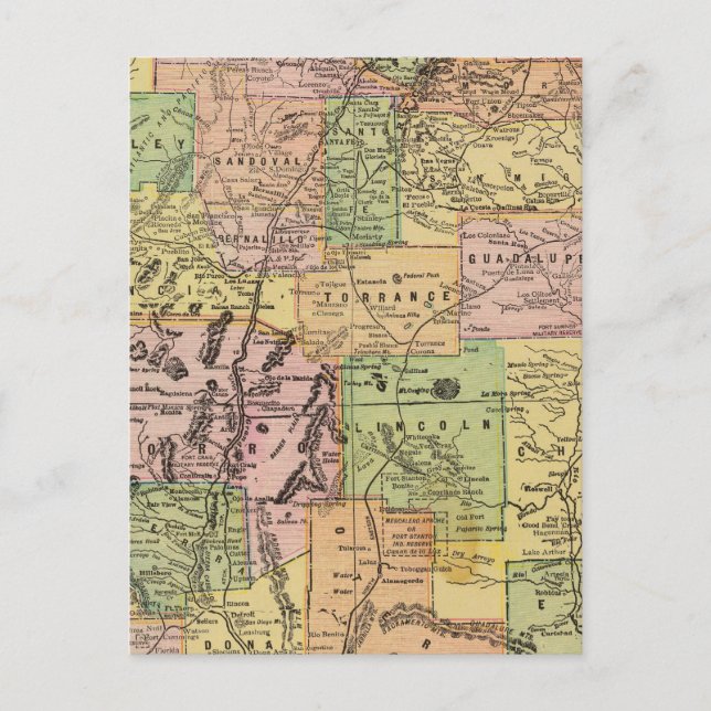 Postal Nuevo México (Anverso)