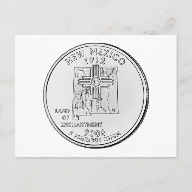 Postal Nuevo México (Anverso)